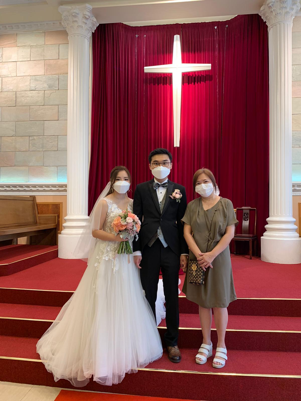 Queeny Ng之婚禮統籌師紀錄: 在疫情下，一對新人都很順利完成行禮 ❤
